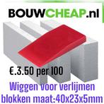Wiggen voor verlijming gasbetonblokken waterpas., Ophalen of Verzenden, Nieuw, Kalkzandstenen