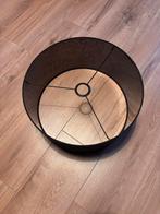 Zwarte ronde open lampenkap, Huis en Inrichting, Lampen | Lampenkappen, Zwart, Rond, Ophalen of Verzenden, Zo goed als nieuw