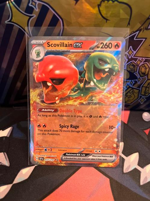 Scovillain EX 037 ssp, Hobby en Vrije tijd, Verzamelkaartspellen | Pokémon, Zo goed als nieuw, Ophalen of Verzenden