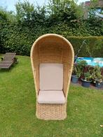 § zonnestoel terrasstoel in rotan strandstoel tuinstoel, Ophalen, Zo goed als nieuw, Rotan