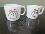 2 leuke melamine Bruna bekers, kipjes en gansjes, Overige materialen, Overige typen, Ophalen of Verzenden, Zo goed als nieuw