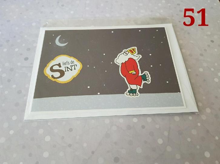 Sinterklaas kaart, Liefs de Sint 51, Hobby en Vrije tijd, Kaarten | Zelfgemaakt, Nieuw, Overige thema's, Ophalen