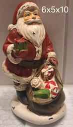 Kerstman beeldje met zak vol cadeaus, Diversen, Kerst, Ophalen of Verzenden, Gebruikt