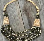 LEUKE OLIFANTEN KETTING KLEUR GROEN, Ophalen of Verzenden, Nieuw, Groen, Overige materialen