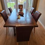 6 eetkamer stoelen gratis, Huis en Inrichting, Tafels | Eettafels, Ophalen of Verzenden, Zo goed als nieuw, Rechthoekig, 50 tot 100 cm
