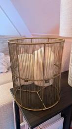 Gouden Kandelaar met 3 LED Kaarsen van PTMD, Ophalen, Zo goed als nieuw, Metaal, Kandelaar