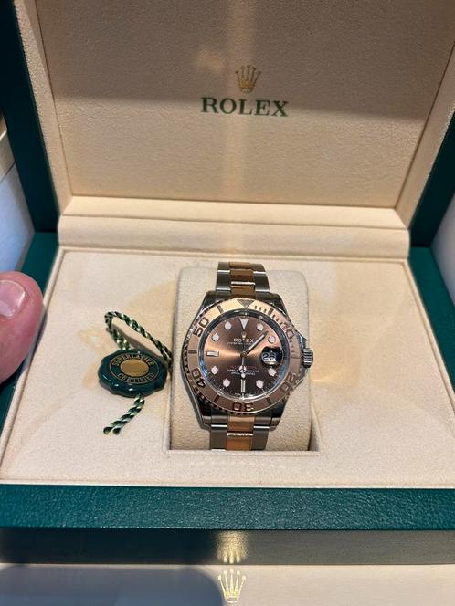 Rolex YachtMaster Choco 40MM 126621  Staal  Everose Goud, Sieraden, Tassen en Uiterlijk, Horloges | Heren, Zo goed als nieuw, Polshorloge