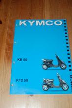 Kymco KB50 en K12 50 onderdelenboek, Ophalen of Verzenden