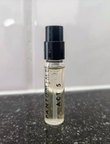 PANTOMIME act 5 sample proefje NIEUW parfum niche testertje beschikbaar voor biedingen