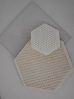 strijkkralen 2 platen zeshoek speelgoed hobby knutselen, Hobby en Vrije tijd, Ophalen of Verzenden, Zo goed als nieuw, Knutselwerk