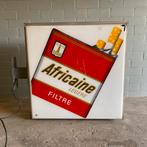 MARYLAND AFRICAINE Cigarettes dubbelzijdig lichtbak reclame, Gebruikt, Ophalen of Verzenden, Lichtbak of (neon) lamp