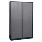 Ahrend Roldeurkast Groen Zilvergrijs 195 x 120 x 45, Huis en Inrichting, Kasten | Roldeurkasten en Archiefkasten, Gebruikt, 100 tot 150 cm