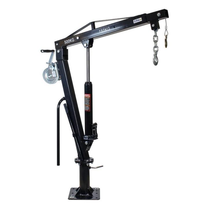 Laadkraan 500 kg met lier en 360 draaikrans, Auto diversen, Autogereedschap, Nieuw, Verzenden