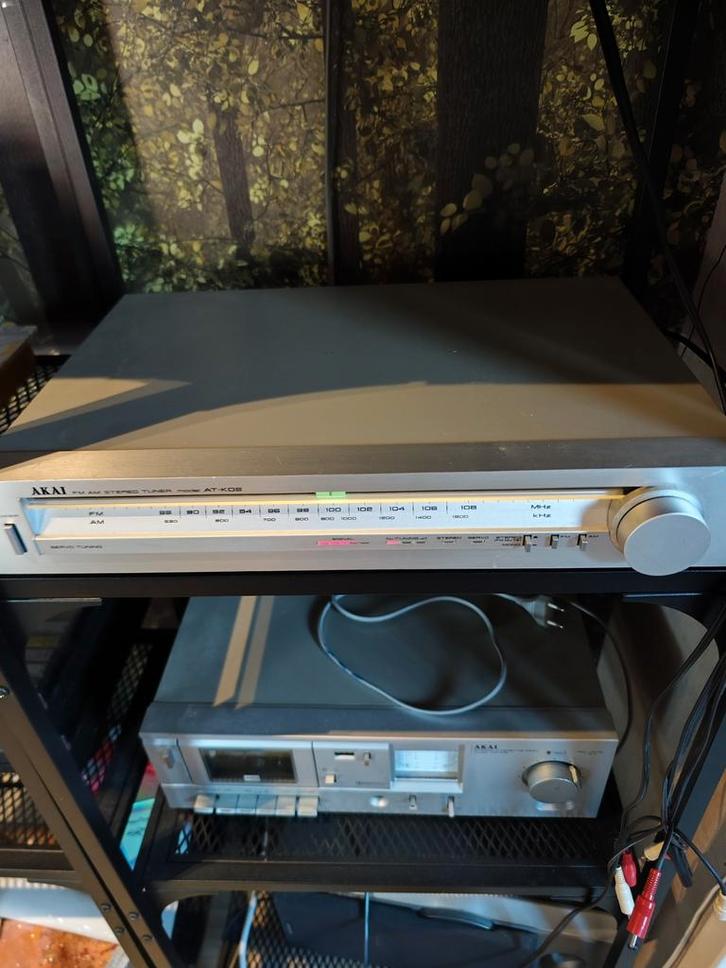 Akai AT-K02 FM/AM Stereo Tuner - Vintage Audio, Audio, Tv en Foto, Tuners, Gebruikt, Analoog, Ophalen