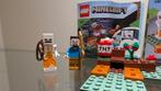 LEGO Minecraft The Skeleton Attack 21162, Ophalen of Verzenden, Zo goed als nieuw, Complete set, Lego