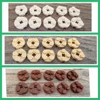 10 lego basis plaatjes 2x2 rond wit, beige of bruin, Ophalen of Verzenden, Nieuw, Losse stenen, Lego