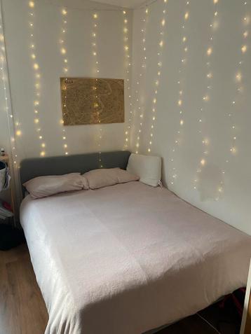 Ikea Tweepersoonsbed 140x200 + Matras, incl. Beddengoed - afbeelding 3