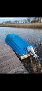 Boot incl 8pk motor en afdekkap, Watersport en Boten, Motorboten en Motorjachten, Ophalen, Gebruikt, Minder dan 10 pk, Tot 6 meter
