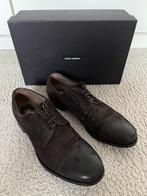 Dolce & Gabbana bruine leren schoenen maat 7 (maat 41), Ophalen, Dolce & Gabbana, Bruin, Zo goed als nieuw