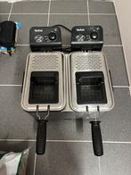 Dubbele friteuse, Witgoed en Apparatuur, Frituurpannen, 4 liter of meer, Ophalen, Zo goed als nieuw, Uitneembare binnenpan