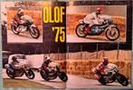 Poster 1975 Olof Races Hartog van Dulmen, Verzenden, Zo goed als nieuw, Motoren