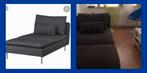 IKEA SODERHAMN BANK HOES GRIJS   CHAISE LONGUE, Huis en Inrichting, Ophalen, Zo goed als nieuw