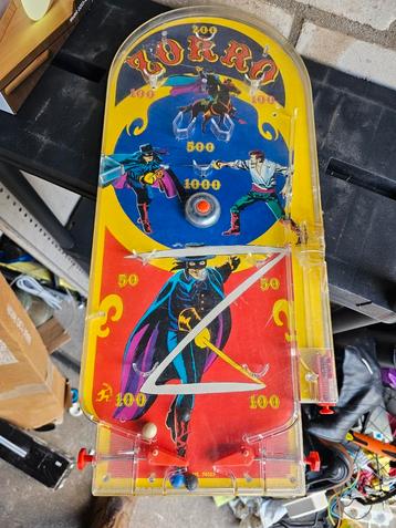 Antiek Tokaro Pinball Game - Zorro Thema beschikbaar voor biedingen