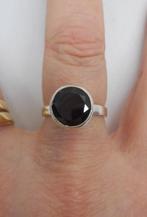Zilveren ring met rode steen maat 16.75 nr.1257, Sieraden, Tassen en Uiterlijk, Ringen, Verzenden, Dame, Zilver, Zilver