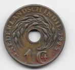 1 cent Nederlands Indië 1945 S KM# 317, Postzegels en Munten, Munten | Azië, Zuidoost-Azië, Losse munt, Verzenden