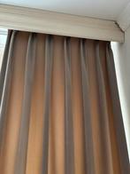 4 gordijnen velvet 65 cm breed incl lamp (zie foto), Huis en Inrichting, Ophalen of Verzenden, Zo goed als nieuw, 200 cm of meer