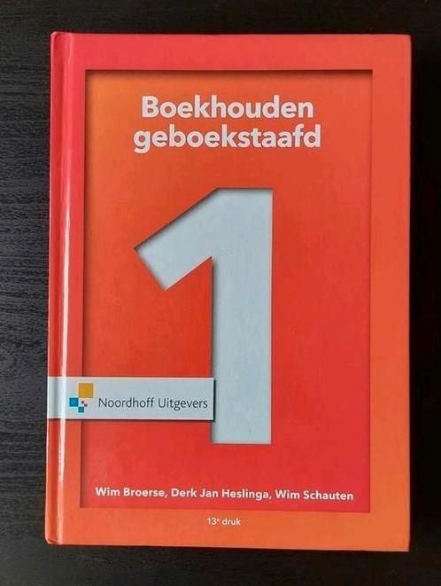D.J.J. Heslinga - Boekhouden geboekstaafd 1, Boeken, Economie, Management en Marketing, Zo goed als nieuw, Management, Ophalen of Verzenden