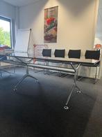 Tafel Zwart glas ALIAS Design 295x120x73cm, Huis en Inrichting, Tafels | Eettafels, Ophalen, Gebruikt, 100 tot 150 cm, 200 cm of meer