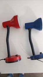 2x, set vintage bureaulamp Memphis design jaren 80 retro, Huis en Inrichting, Lampen | Tafellampen, Gebruikt, Vintage, Ophalen of Verzenden