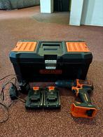 Black decker schroef / boormachine zgan met 2 accus, Doe-het-zelf en Verbouw, Gereedschap | Boormachines, Ophalen, Zo goed als nieuw