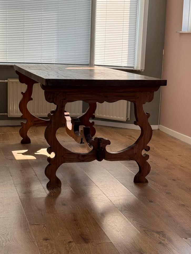 oude handgemaakte eettafel kloostertafel zonder schroeven, Antiek en Kunst, Antiek | Meubels | Tafels, Ophalen