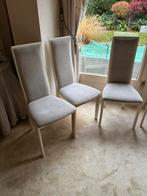 6 Eetkamerstoelen Gratis Af te Halen in Harfsen, Huis en Inrichting, Stoelen, Ophalen, Gebruikt, Vijf, Zes of meer stoelen, Stof