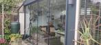 Schuifwand glas, Doe-het-zelf en Verbouw, Kozijnen en Schuifpuien, Ophalen, 225 cm of meer, Aluminium, Zo goed als nieuw