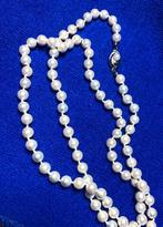 Parels, Sieraden, Tassen en Uiterlijk, Kettingen, Ophalen of Verzenden, Zo goed als nieuw, Wit, Zilver