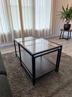 IKEA VITTSJÖ Salontafels - Zwart, Glas - Zo goed als nieuw, Huis en Inrichting, Tafels | Salontafels, Ophalen