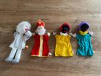 Set handpoppen deluxe Sinterklaas/zwarte piet/ozosnel/paard, Diversen, Sinterklaas, Ophalen of Verzenden, Zo goed als nieuw