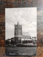 Oude Ansichtkaart Brielle - St. Catharinatoren, Verzamelen, Ansichtkaarten | Nederland, Ophalen of Verzenden, Voor 1920, Gelopen
