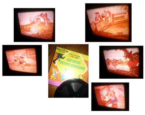 8mm film Walt Disney - 3 Biggetjes - silent rooiig 60mtr -, Audio, Tv en Foto, Filmrollen, 8mm film, Verzenden