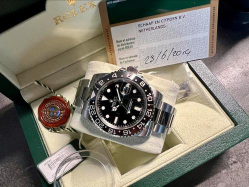 Rolex GMT master II ✅ Nederlands 2014 complete set factuur, Sieraden, Tassen en Uiterlijk, Horloges | Heren, Zo goed als nieuw