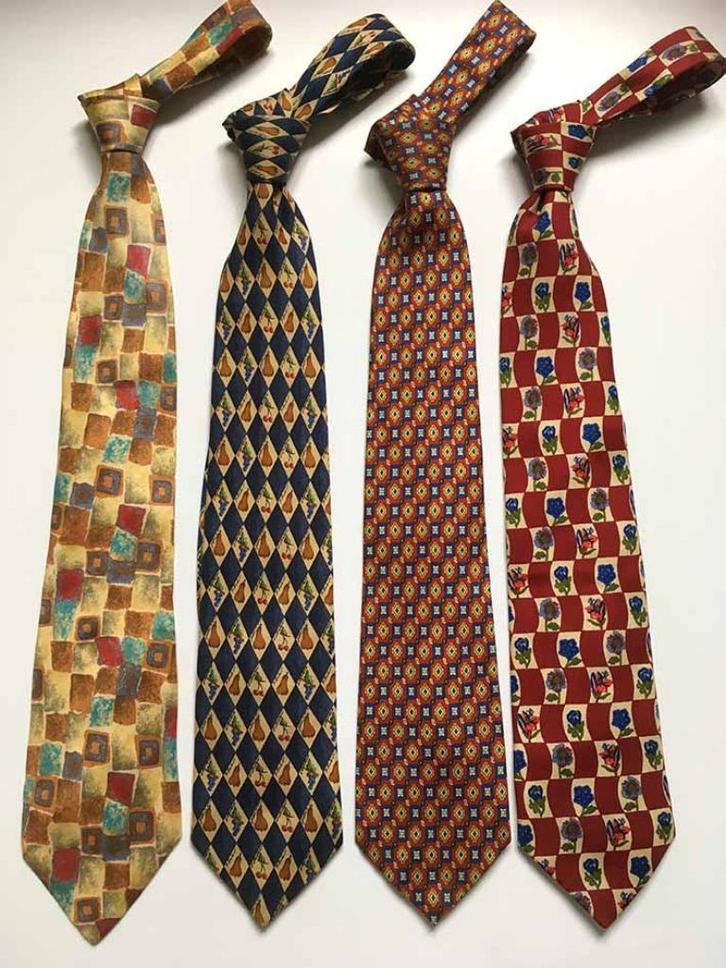 Stropdas Vivaldi Italians 100% Zijde, Kleding | Heren, Stropdassen, Zo goed als nieuw, Met patroon, Overige kleuren, Ophalen of Verzenden