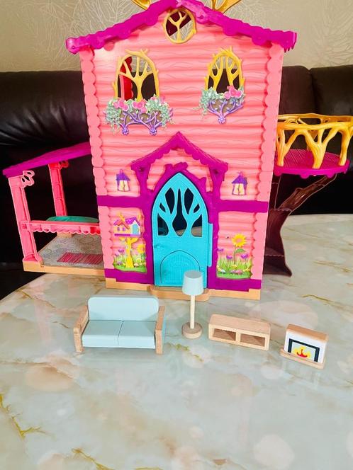 Enchantimals Hertenhuis, Kinderen en Baby's, Speelgoed | Poppenhuizen, Zo goed als nieuw, Poppenhuis, Ophalen of Verzenden