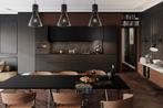 Showroomkeuken inclusief apparatuur! composiet werkblad!, Ophalen, Zwart, Nieuw, Enkelwandige keuken