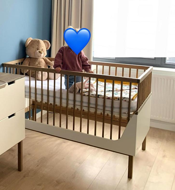 Kidsmill Sepp meegroei ledikant - 70x140, Kinderen en Baby's, Babywiegjes en Ledikanten, Zo goed als nieuw, Ledikant, Ophalen