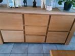 Licht eiken dressoirs 2 stuks, Huis en Inrichting, Kasten | Dressoirs, Ophalen, Eikenhout, Zo goed als nieuw, 200 cm of meer