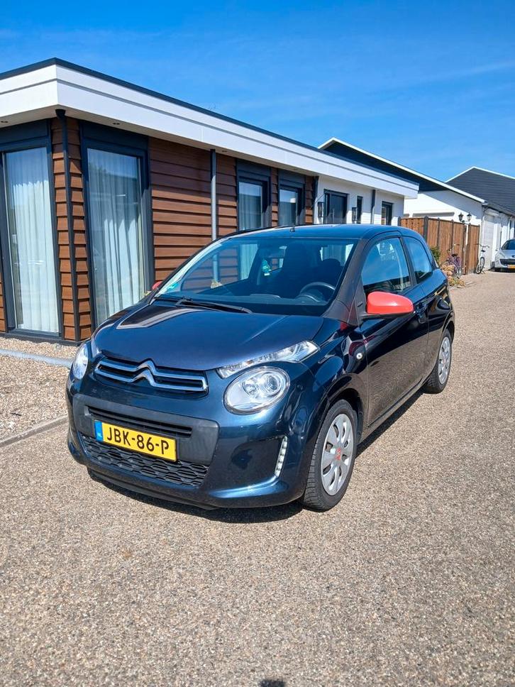 Citroën C1 1.0 E-vti 68 3-DRS 2016 Selection Blauw 82302km, Auto's, Citroën, Bedrijf, C1, ABS, Airbags, Airconditioning, Centrale vergrendeling