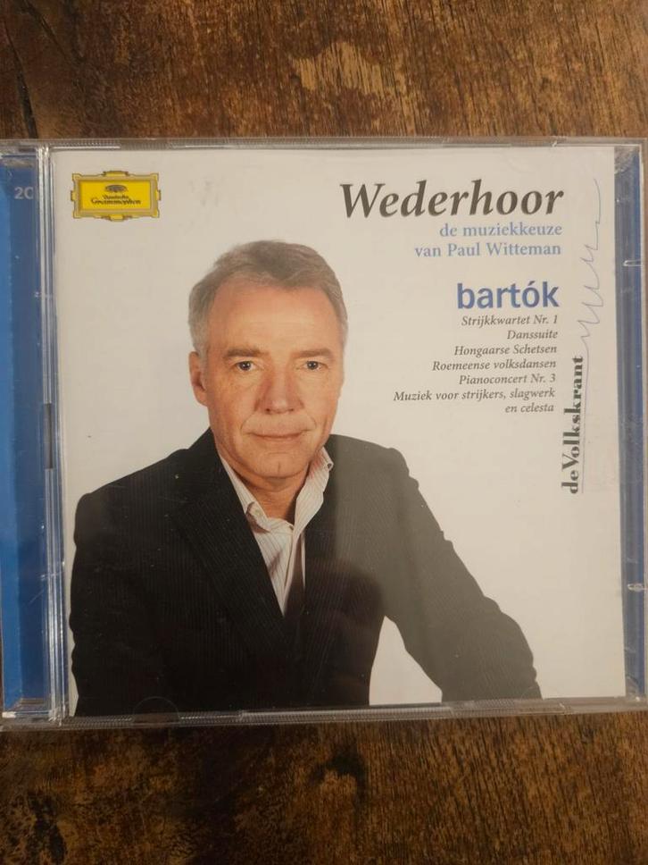 Bartók - Wederhoor - Paul Witteman - 2CD, Cd's en Dvd's, Cd's | Klassiek, Zo goed als nieuw, Kamermuziek, Modernisme tot heden